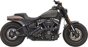 Bassani Xhaust Radial Sweeper Udstødning Komplet System - Sort