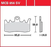 Trw Sv Series Sintered Brake Pads For Front Brake - Front