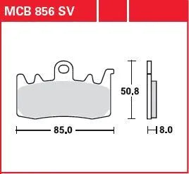 Trw Sv Series Sintered Brake Pads For Front Brake - Front