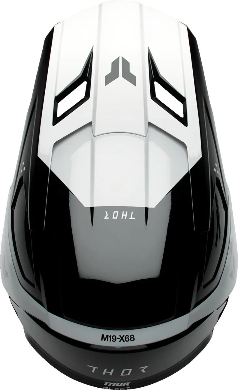 Thor Fleet Storm Helmet / Youth Black/White