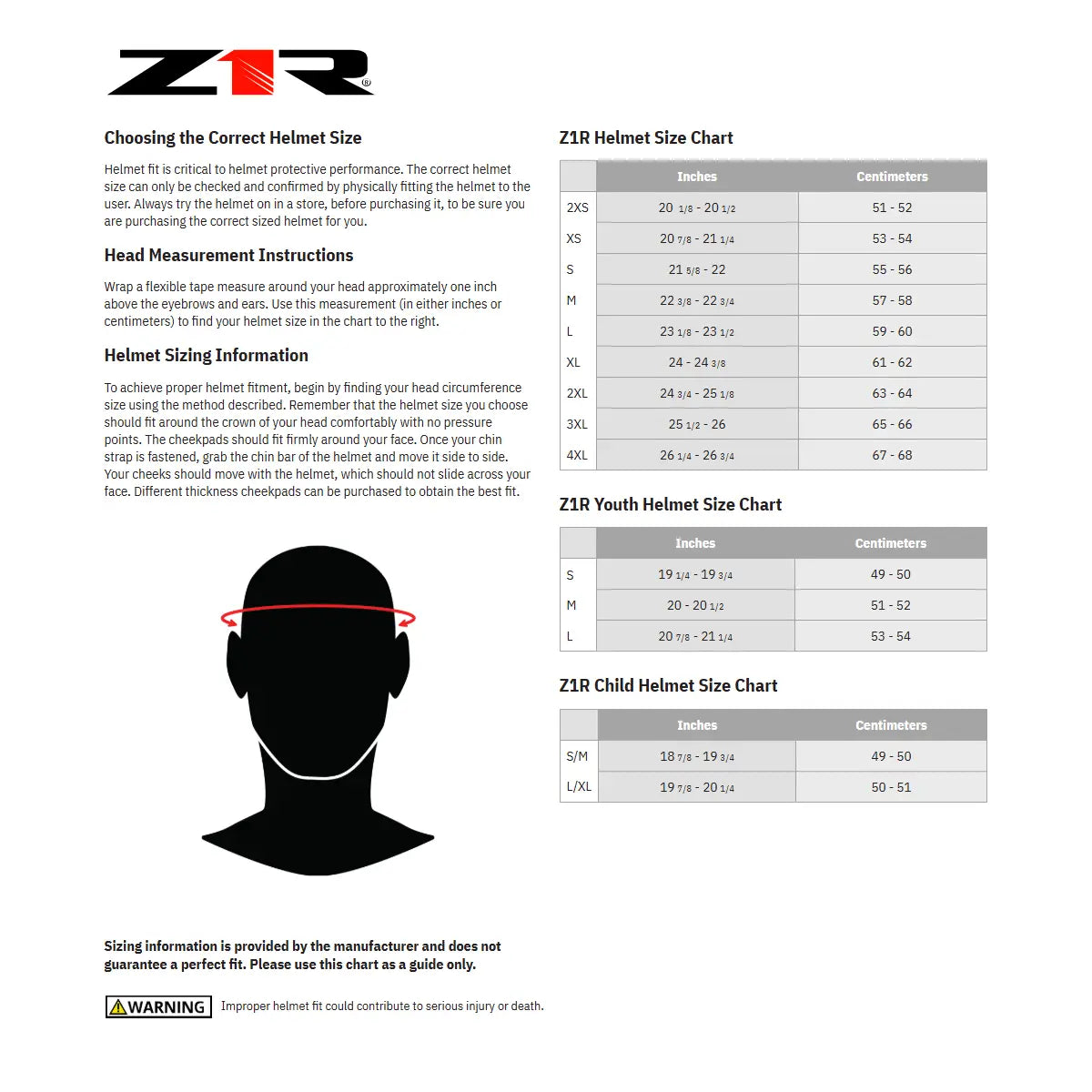 Z1r Talon Helmet - Full Face - Matte Black