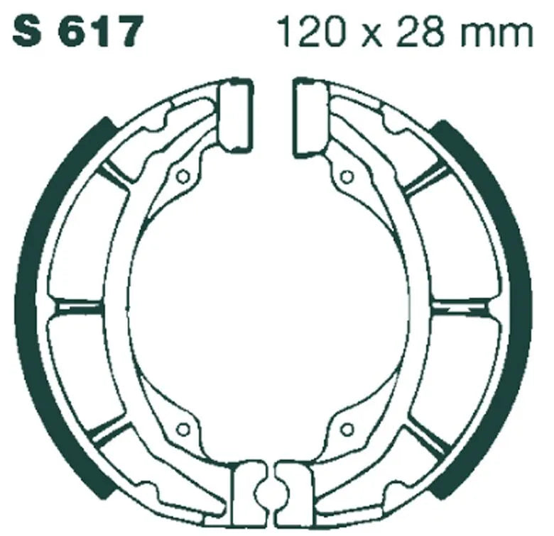 Ebc Standard Bremse Sko - Økologisk Base - For & Bag
