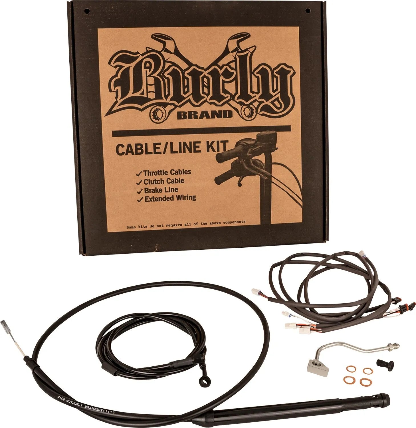 Burly Brand Touring Model Kontrol Kit Til 2" Risers