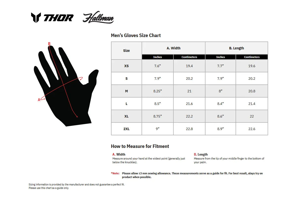 Thor Launchmode Gloves - Black
