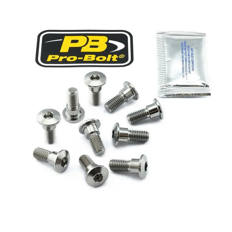 Pro Bolt Titanium Bremse Rotor Monteringsbolt Kit