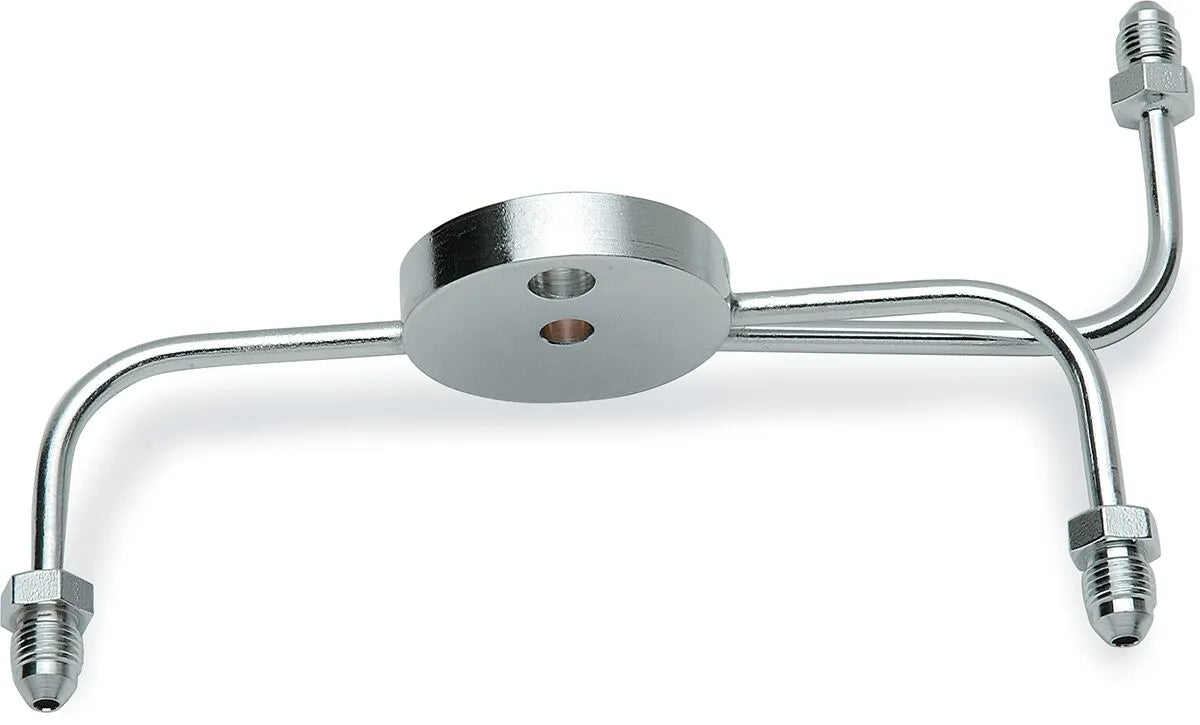 Drag Specialties Krom Stål Forbremse T-stykke Til Dual-disc