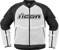 Icon Overlord3 Mesh™ Jacket For Men - Black/White