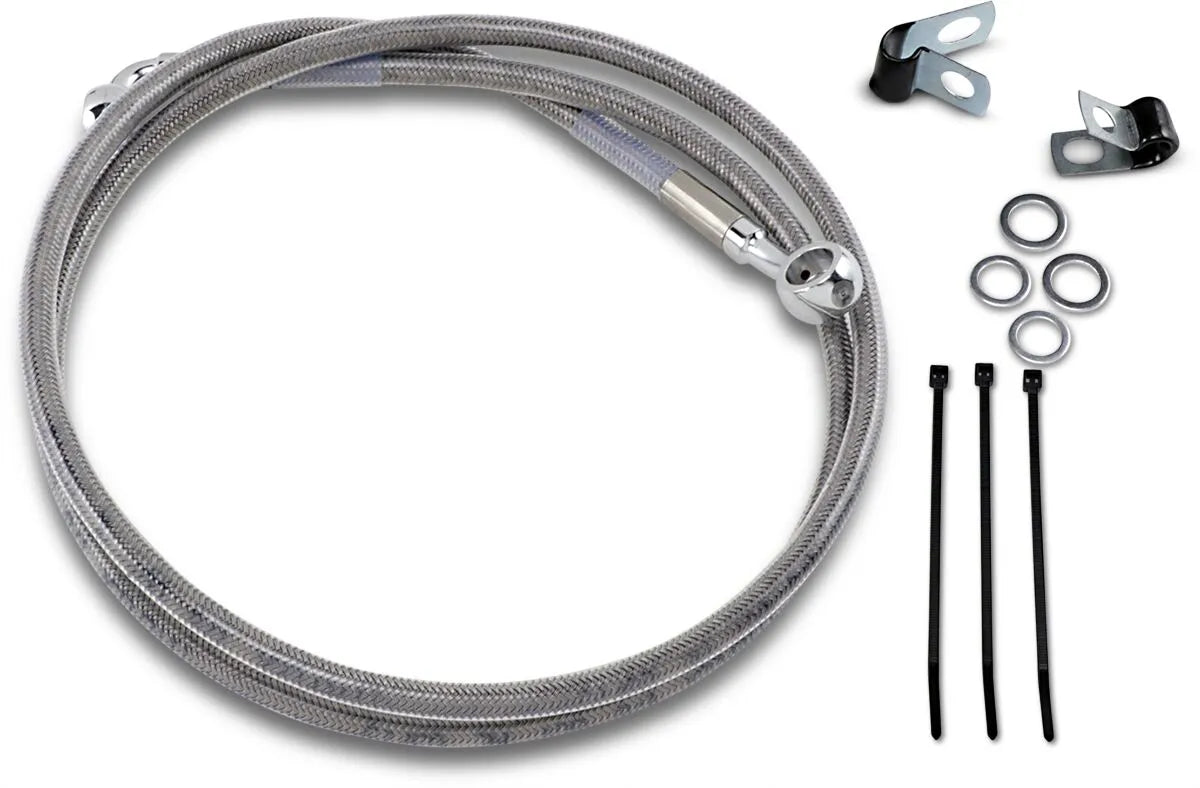Drag Specialties Forlænget bremseslange kit - 50" rustfrit stål