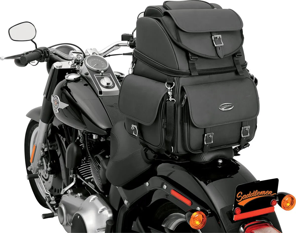 Saddlemen Br3400ex Sissy Bar Bag With Backrest