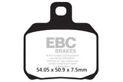 Ebc Vee Semi-sintrede Bremseklodser - For & Bag