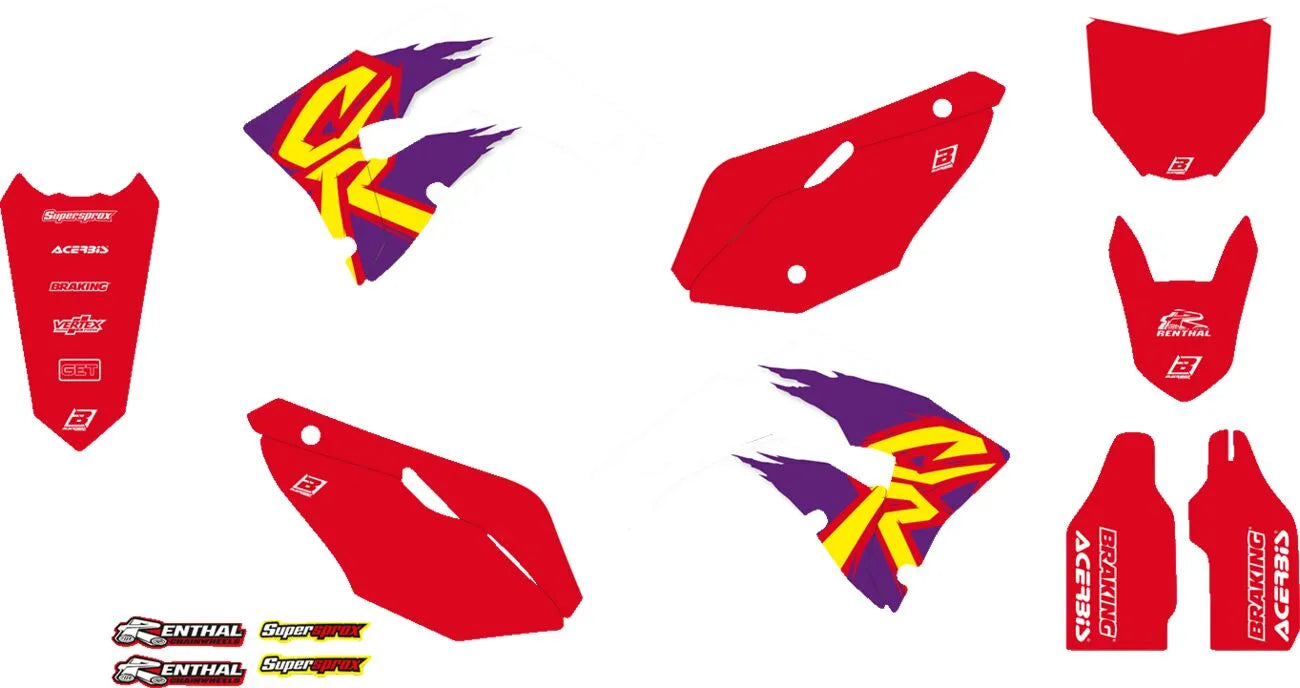 Blackbird Racing Retro Graphic Kit For Honda