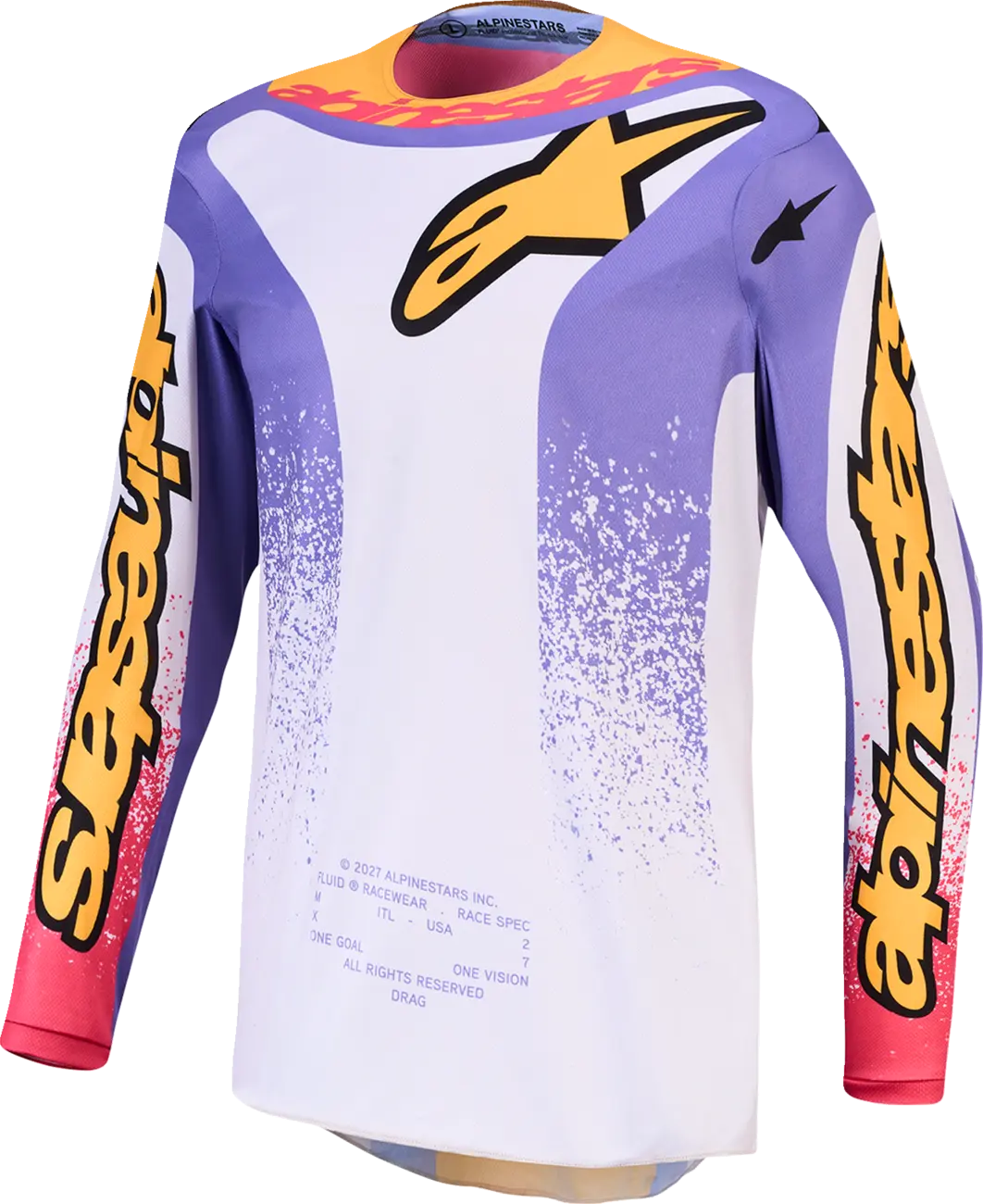 Alpinestars Fluid Drag Youth Jersey Lil/Blu/Gld