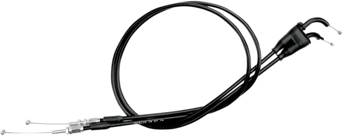 MOTION PRO Black Vinyl +3" Throttle Cable