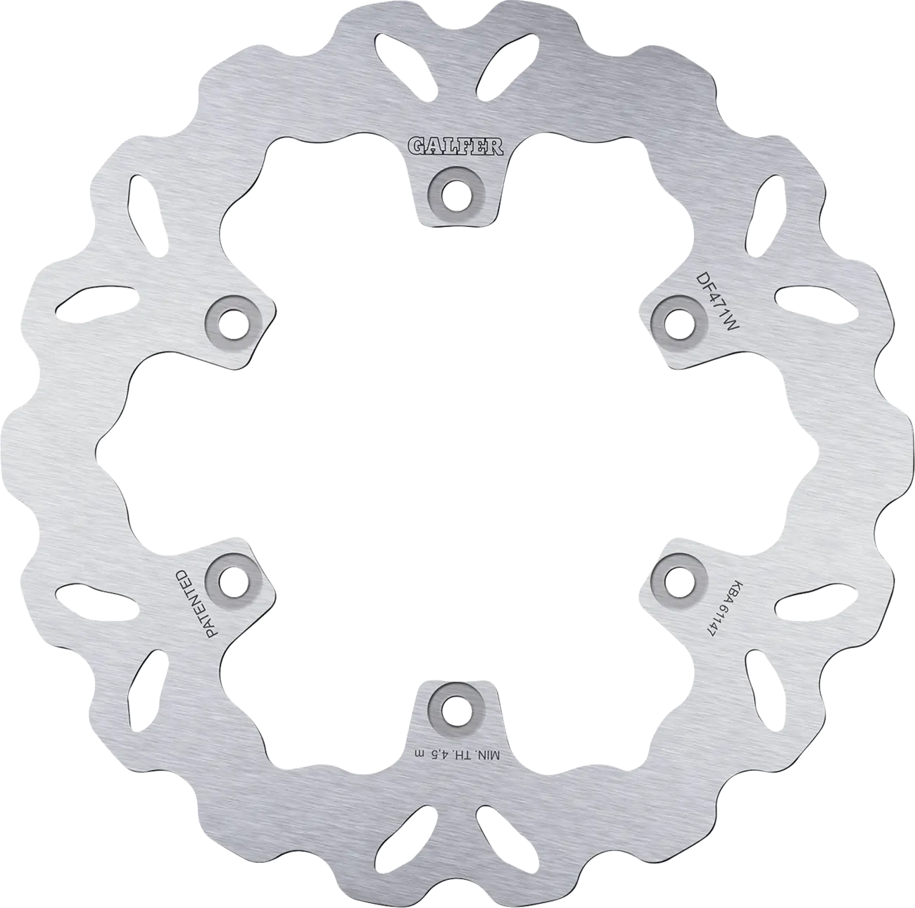 Galfer Brake Rotor For Motorcycle - Stainless Steel - Front & Rear