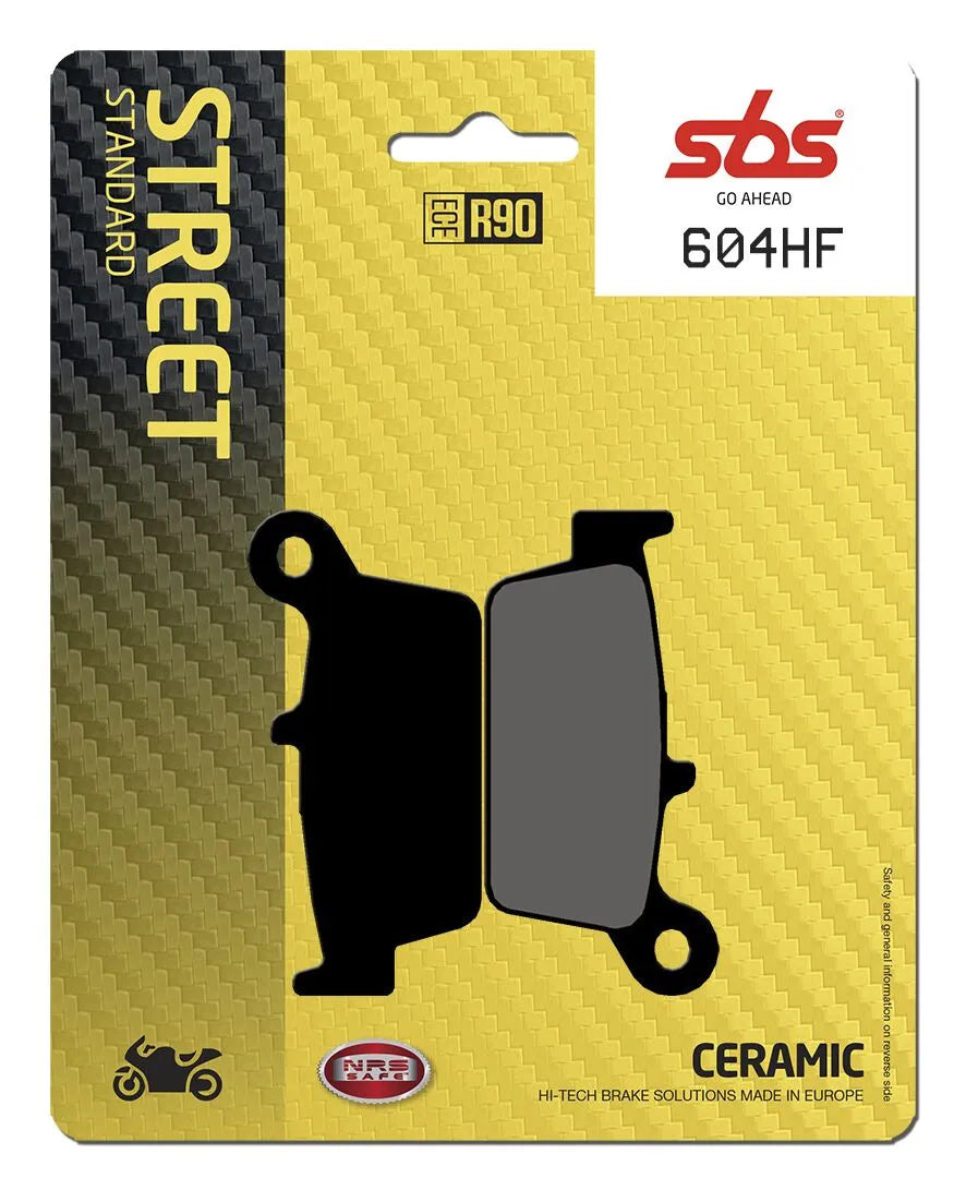 Sbs Hf Street Ceramic Organic Brake Pads - Rear