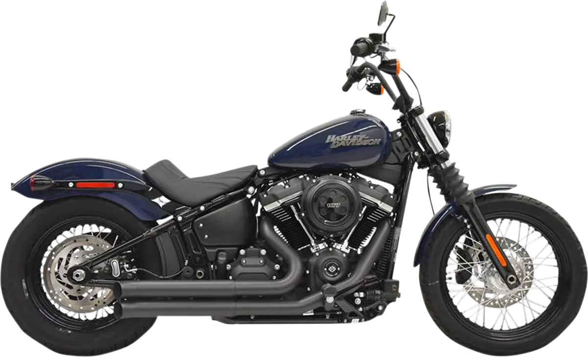 Bassani Xhaust Pro-street Udstødningssystem - Komplet System, Sort