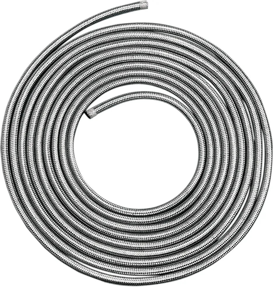 Drag Specialties Stainless Steel Braided Hose - 25'