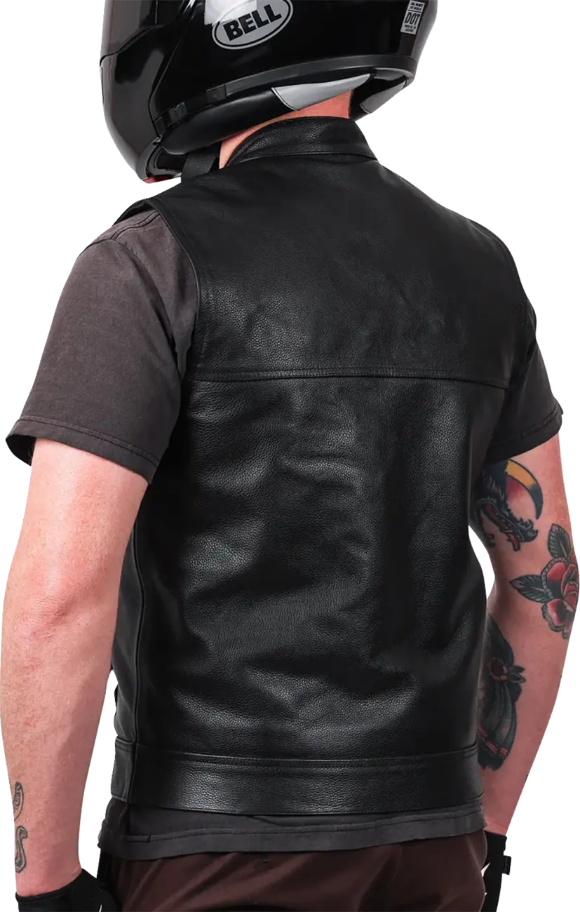 Thrashin Supply Co Mulholland Leather Riding Vest