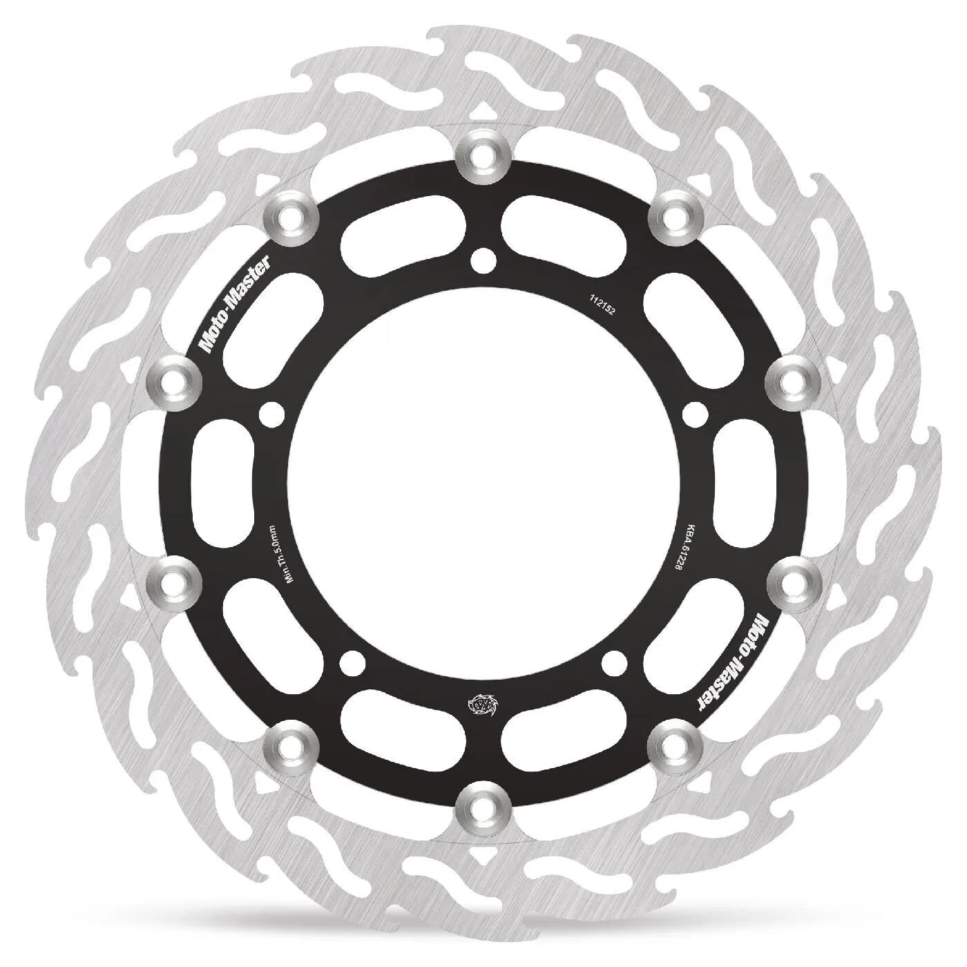 Moto-master Flame Series Flydende Bremse Rotor - Foran