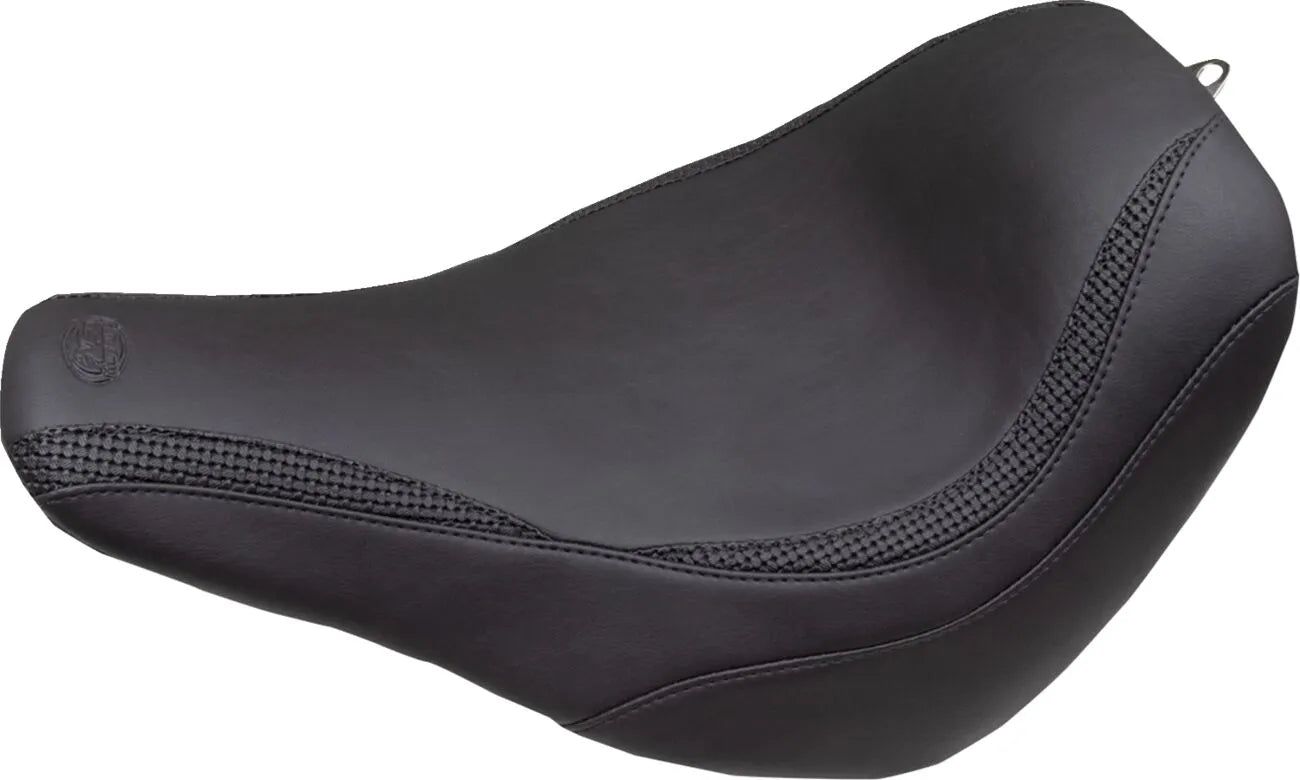 Mustang Runaround Solo Seat - For Harley Davidson