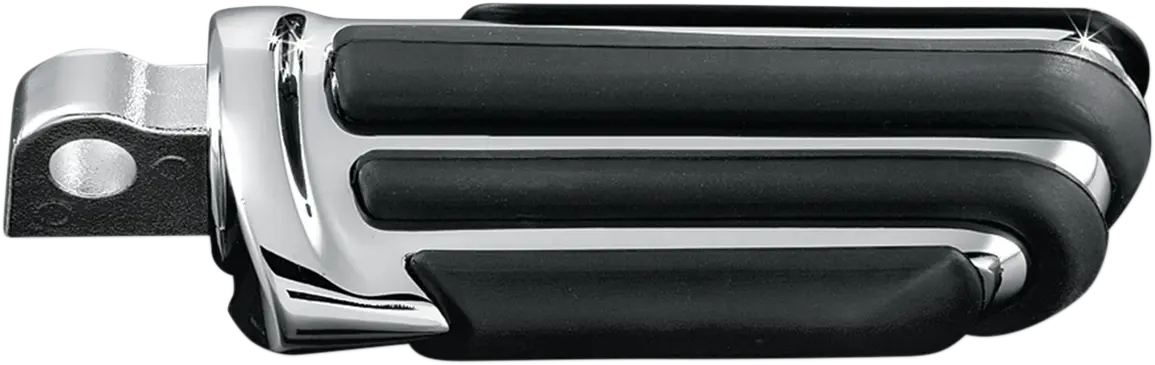 Kuryakyn Pilot Foot Pegs - Chrome & Black
