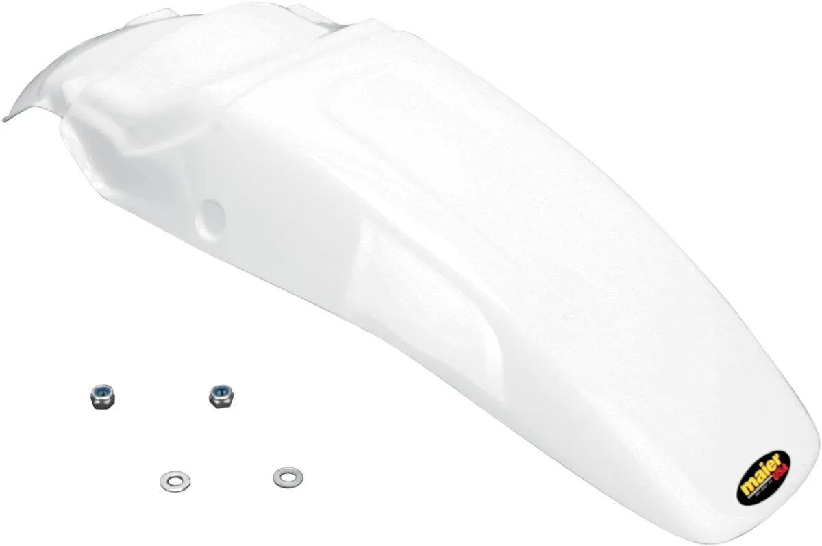 Maier MX Style Rear Fender White for Suzuki DR 350 1990-1999