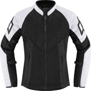 Icon Women's Mesh Af Jacket Foreet Sport - Black/White