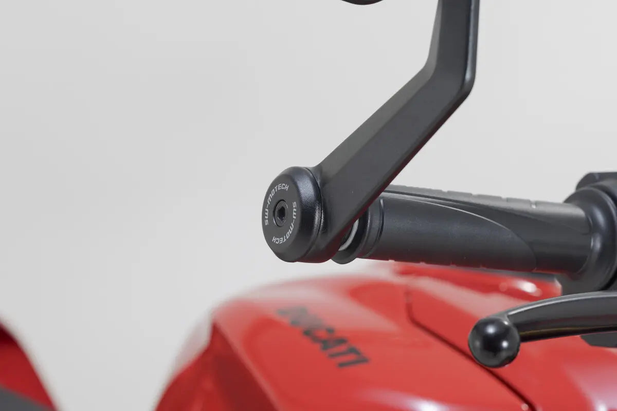 Sw-motech Bar End Mirrors - Black Aluminum