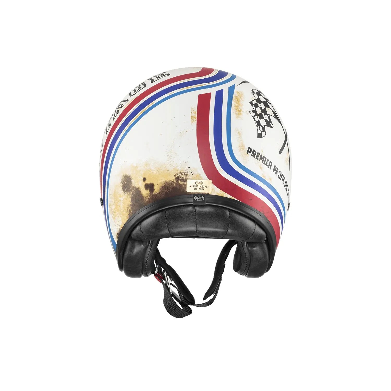 Premier Helmets Vintage Helmet - Open Face Motorcycle Helmet
