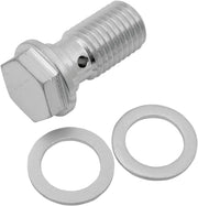 Drag Specialties Universal Chrome Steel Banjo Bolt