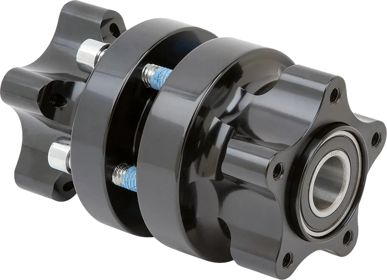 Arlen Ness Cartridge Hub - Billet Aluminum, Black Anodized