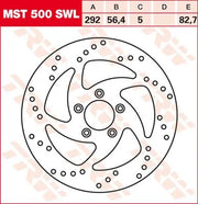 Trw Rund Fast Bremse Rotor Til Motorcykler - Front