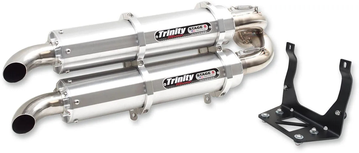 Trinity Racing Stage 5 Dual Slip-on Lyddæmper - Optimer din MC!