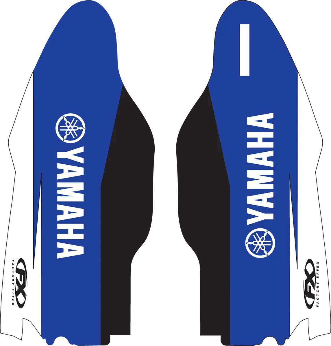 Factory Effex Lower Fork Guard Graphics - Yamaha