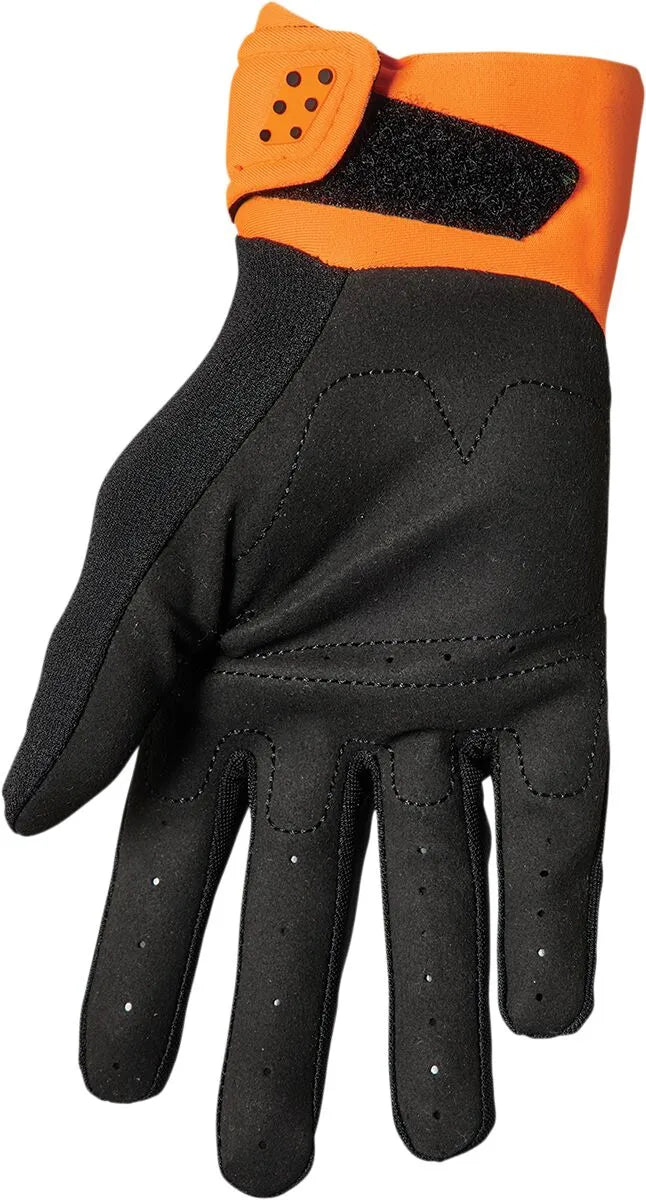 Thor Youth Spectrum Gloves - Black/Orange