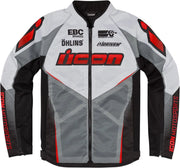 Icon Hooligan Ultrabolt Jacket - Black/Gray/Red/White