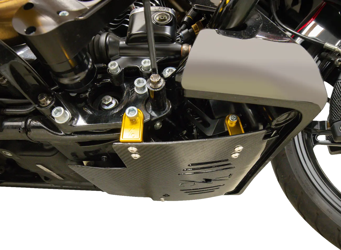 Thrashin Supply Carbon Fiber Skid Plate Underbody Protection