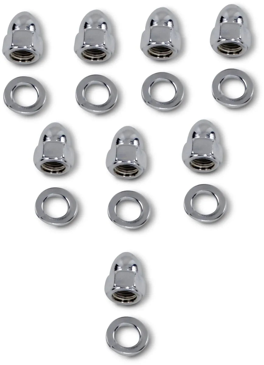 Drag Specialties Acorn Base Nut Set Harley Big Twin 1957-1985