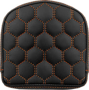Saddlemen Roadsofa Sissy Bar Pad - Black/orange