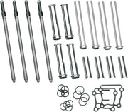 S&s Cycle Adjustable Pushrod Cover Kit With Chrome Covers