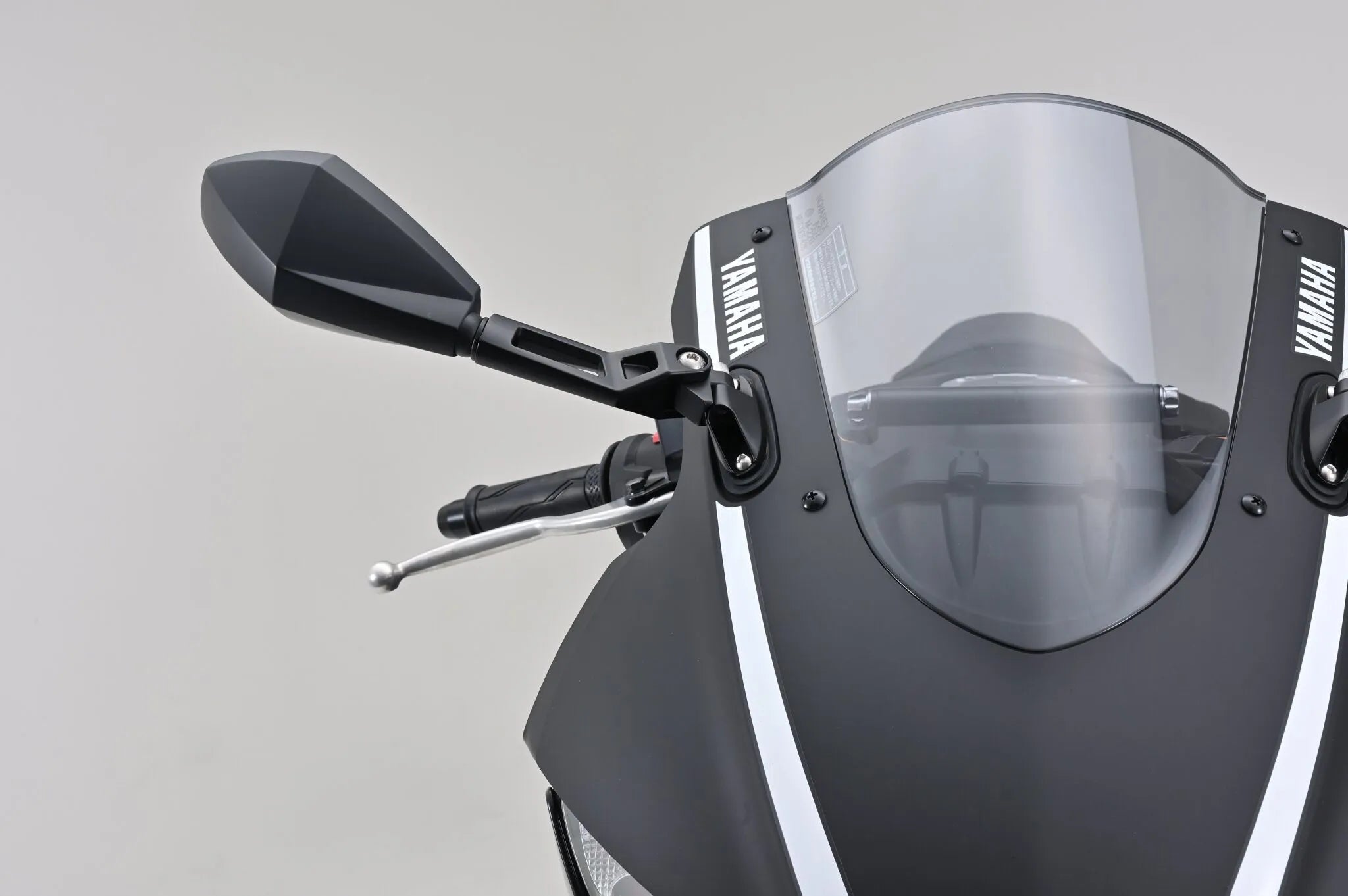 Daytona Aluminum Abs Mirror - Black