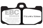 Ebc Epfa Series Extreme Pro Sintrede Bremseklodser