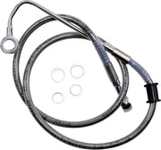 Drag Specialties rustfri stål bremseslange kit med ABS