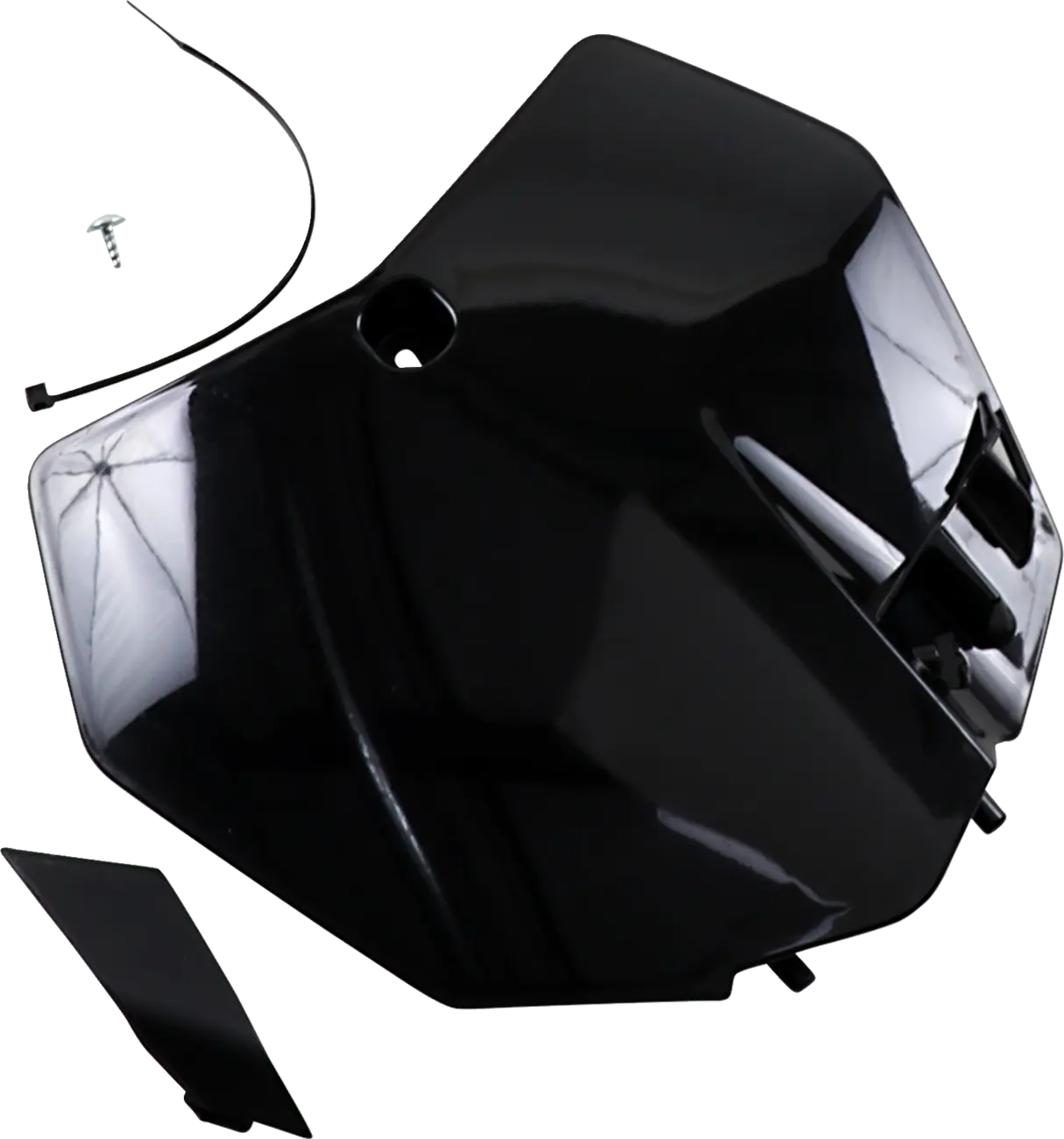 Ufo Replacement Front Number Plate - Black