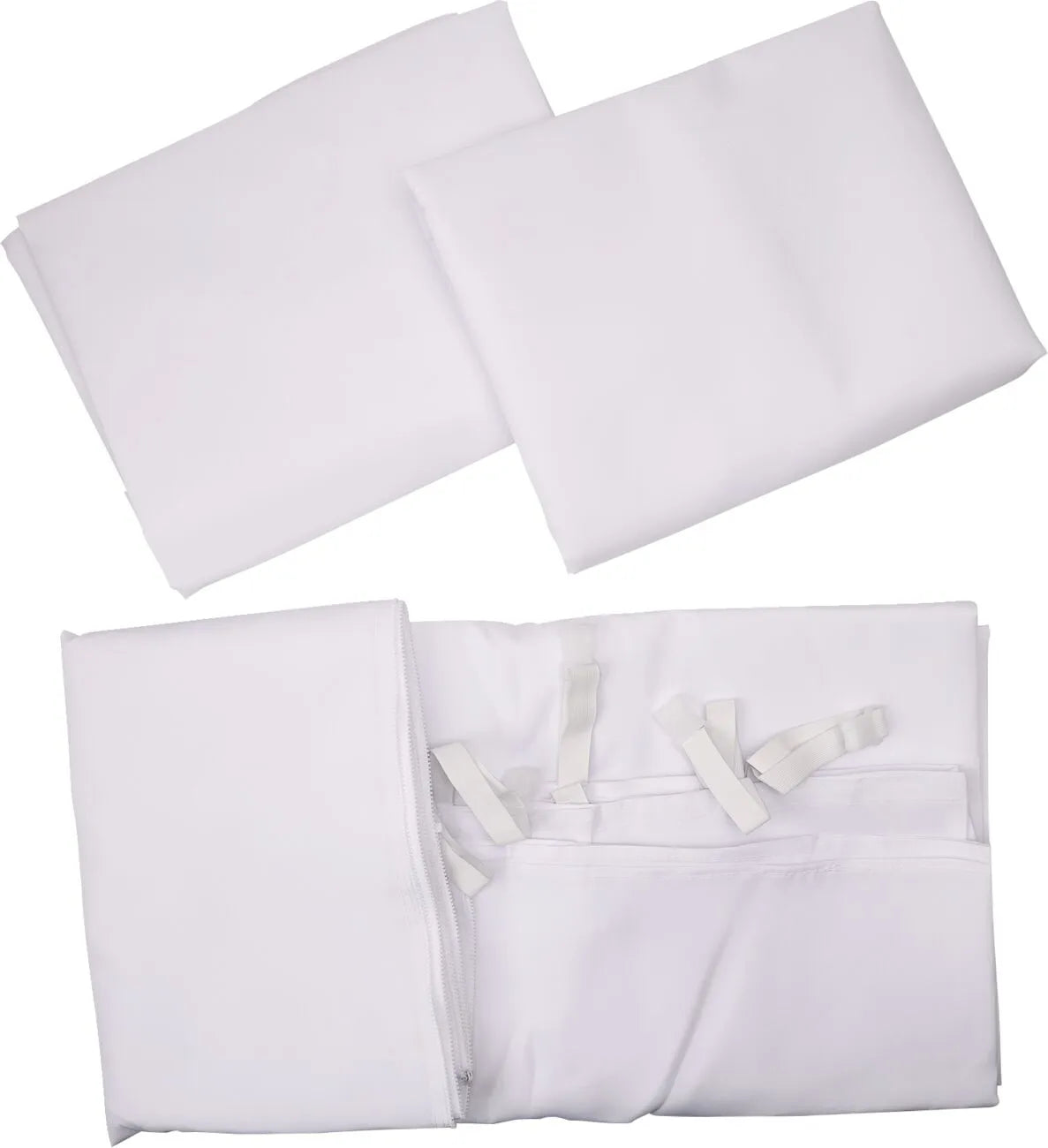 White Canopy Sides Set of 3 305 cm (10')