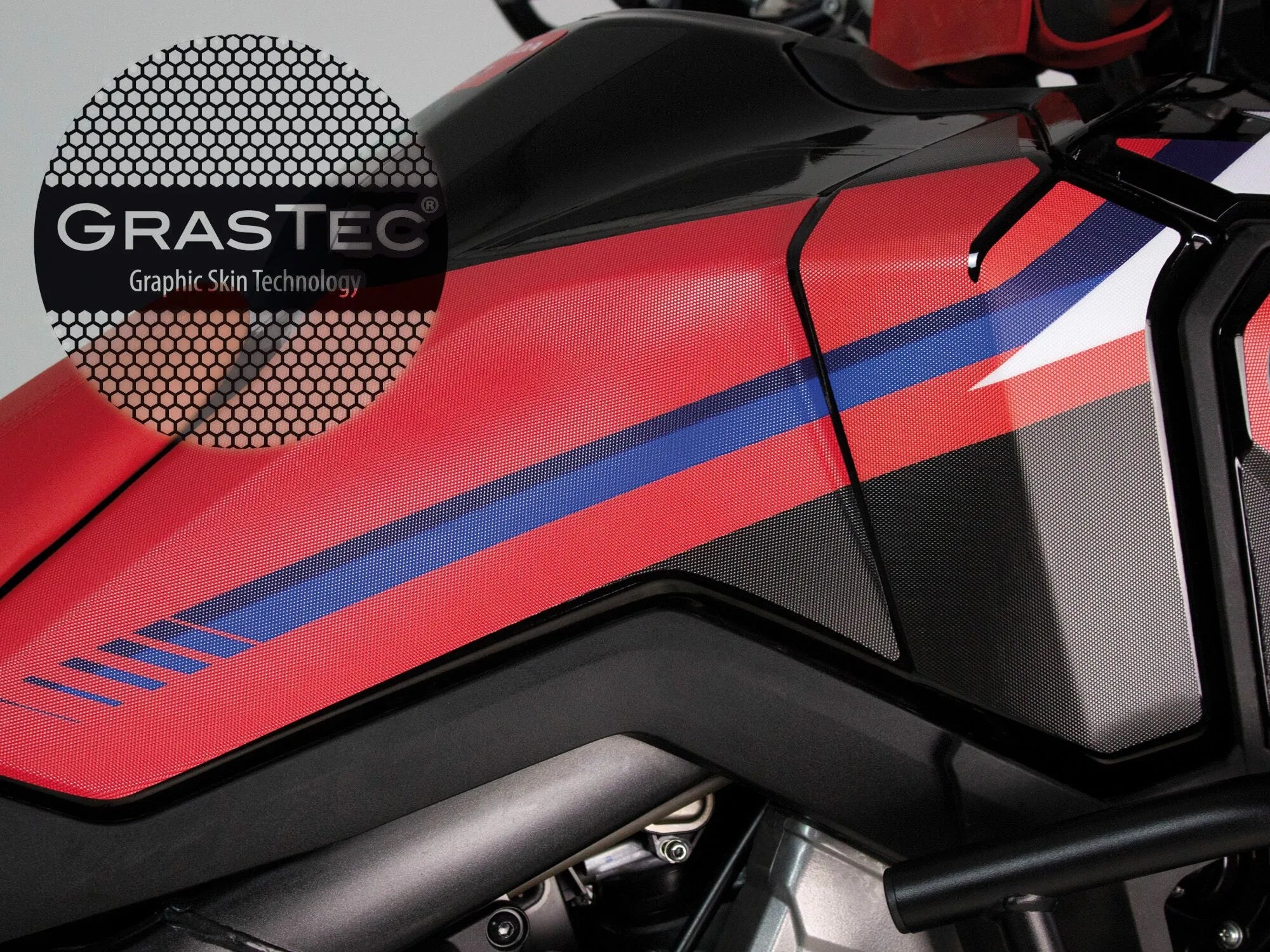 Uniracing Decal Kit For Honda Motorcycles - Black/red