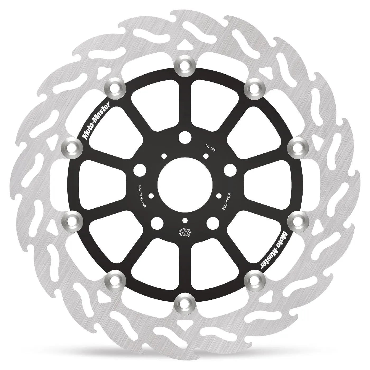 Moto-master Flame Series Flydende Bremse Rotor - Foran