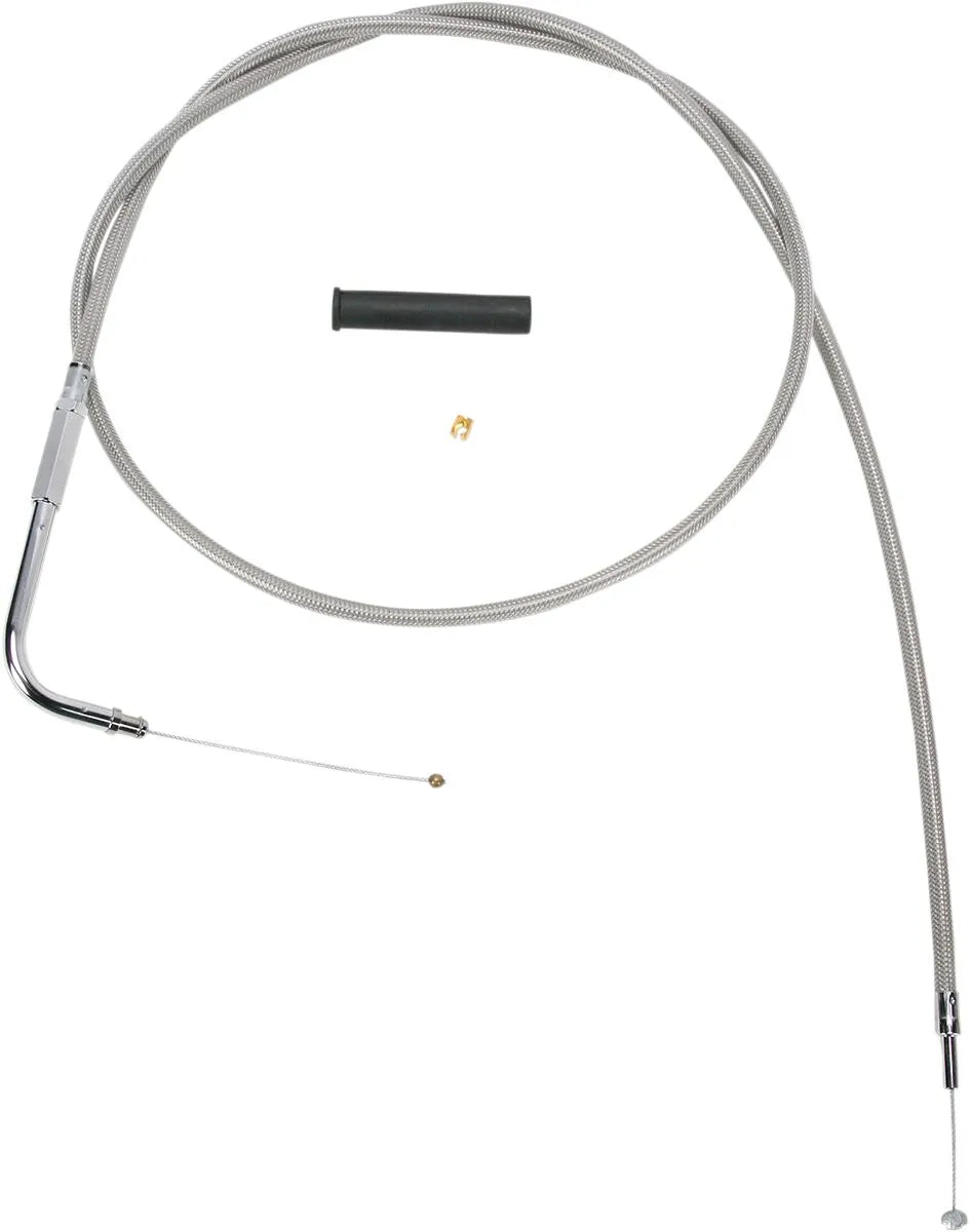 DRAG SPECIALTIES Stainless Braided Throttle Cable