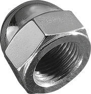 Colony Front Belt Drive Pulley Nut - Chrome Acorn Style