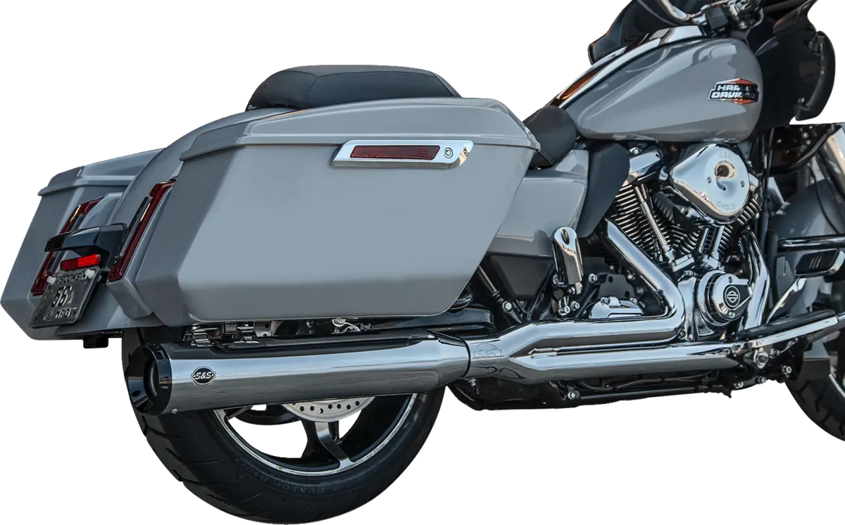 S&S Cycle Grand National 2-into-1 Exhaust Chrome for FLT 17-25